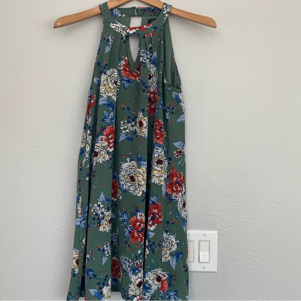 As U Wish lined keyhole neckline floral dress S - Picture 11 of 12